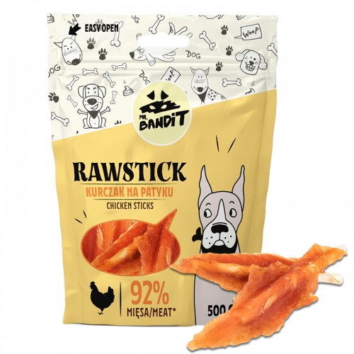  Mr. Bandit RAWSTICK chicken sticks - деликатесно лакомство с пилешко за кучета