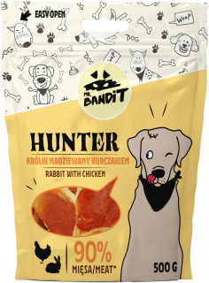 Mr. Bandit HUNTER rabbit with chicken - деликатесно лакомство със заешко и пилешко за кучета