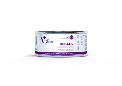 Vet Expert Hepatic cat can 100гр. – поддържа чернодробната функция в случай на хронична недостатъчност