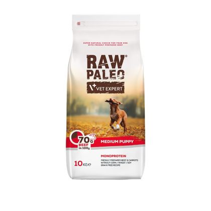 Raw Paleo Puppy Medium Beef 10kg