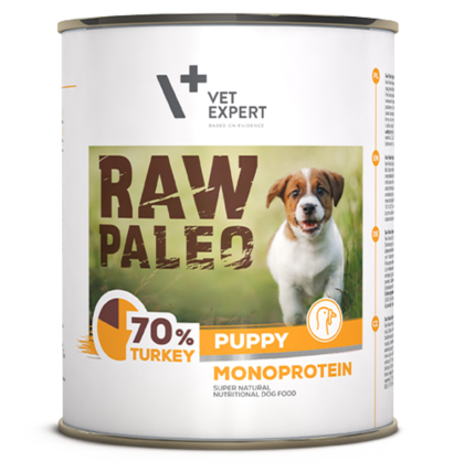 Raw Paleo Puppy Turkey консерва 400g