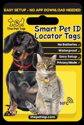 The Pet Tap ID tag - Идентифиционен таг за кучета и котки
