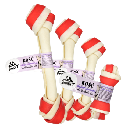 Mr. Bandit Knotted Bone red