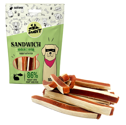 Mr. Bandit SANDWICH Rabbit sandwich 500g