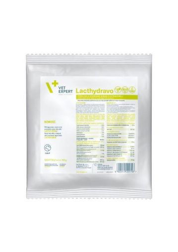 Vet Expert Lacthydravo 180g - Изключително богат продукт, който попълва електролити, витамини и минерали, загубени в резултат на храносмилателни разстройства