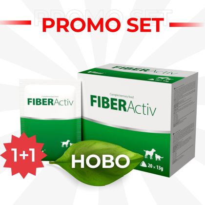 PROMO SET Vetfood FiberActiv Sachet 