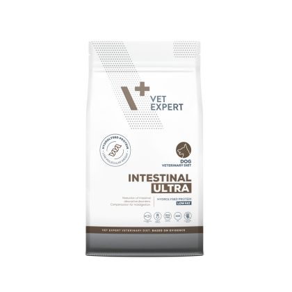 Vet Expert Intestinal Ultra Low fat Dog - суха хидролизирана храна за кучета с хронични заболявания на храносмилателната система