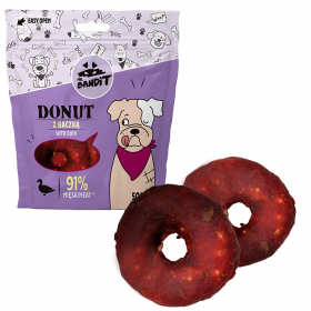 Mr. Bandit DONUT with duck 500g