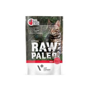 Пауч Raw Paleo Cat Kitten Beef 12x100g