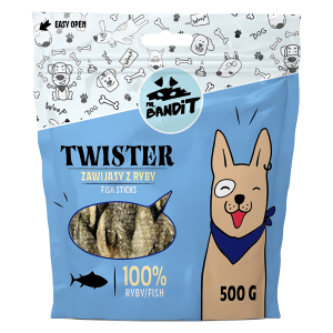 Mr. Bandit TWISTER Fish skin twists 500g