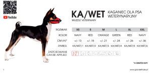Grande Finale KA/WET - Намордник за куче със средно дълга муцуна
