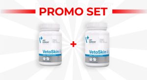 PROMO! VetoSkin Small breed and cats 60 caps. 1+1