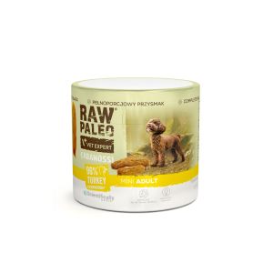 RAW PALEO Cabanossi Turkey Mini 100g - пълноценно лакомство с наденица за кучета