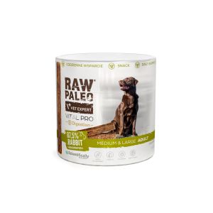 RAW PALEO Vital Pro Digestion Rabbit Medium Large 100g - хипоалергенно монопротеиново функционално лакомство
