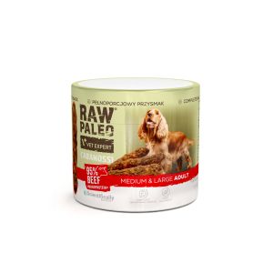RAW PALEO Cabanossi Pork Medium Large 100g - пълноценно лакомство с наденица за кучета