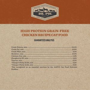 Dr. Pol High Protein Grain-Free Chicken Cats & Growing Kittens