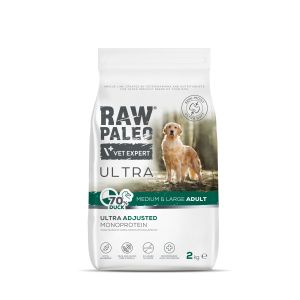 Raw Paleo Ultra Ducк Mini Adult - полувлажна храна за средни и големи породи с патица