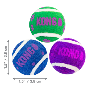 KONG Cat Tennis Balls with Bells